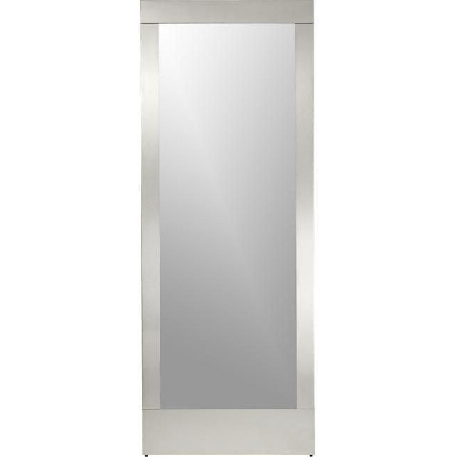 West Elm Colby Nickel Floor Mirror - image-0