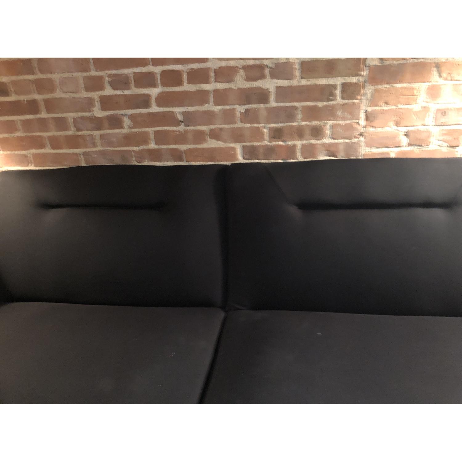 Black Suede Futon - image-3