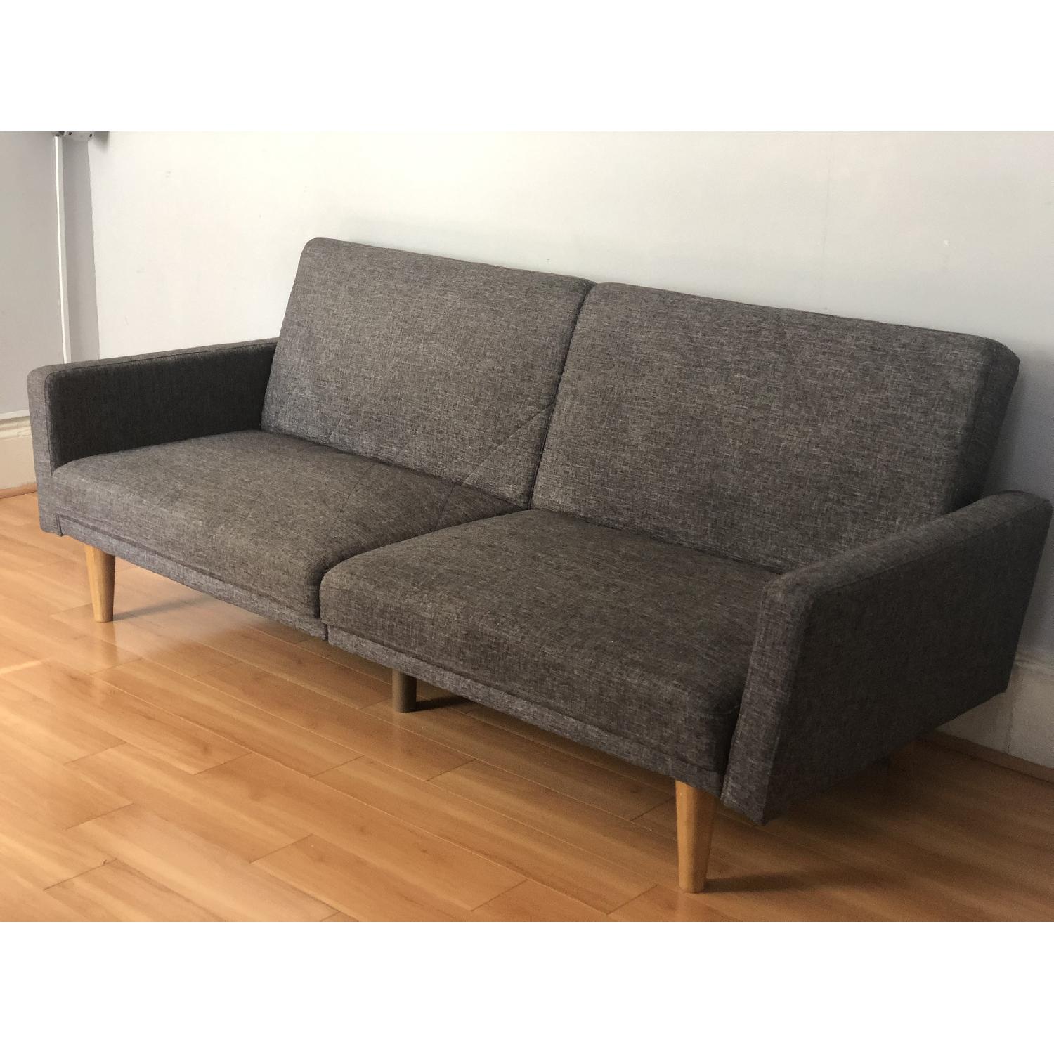 DHP Paxson Linen Convertible Sofa - image-1