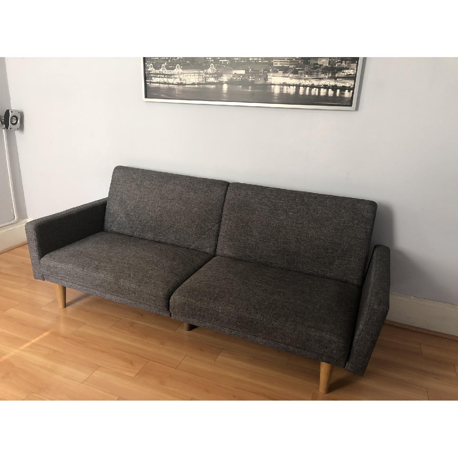DHP Paxson Linen Convertible Sofa - image-2