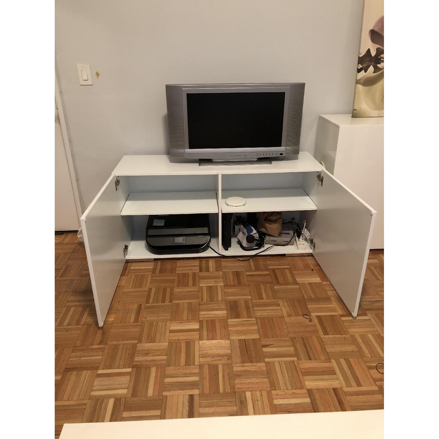 CB2 Fuel Credenza in White - image-3