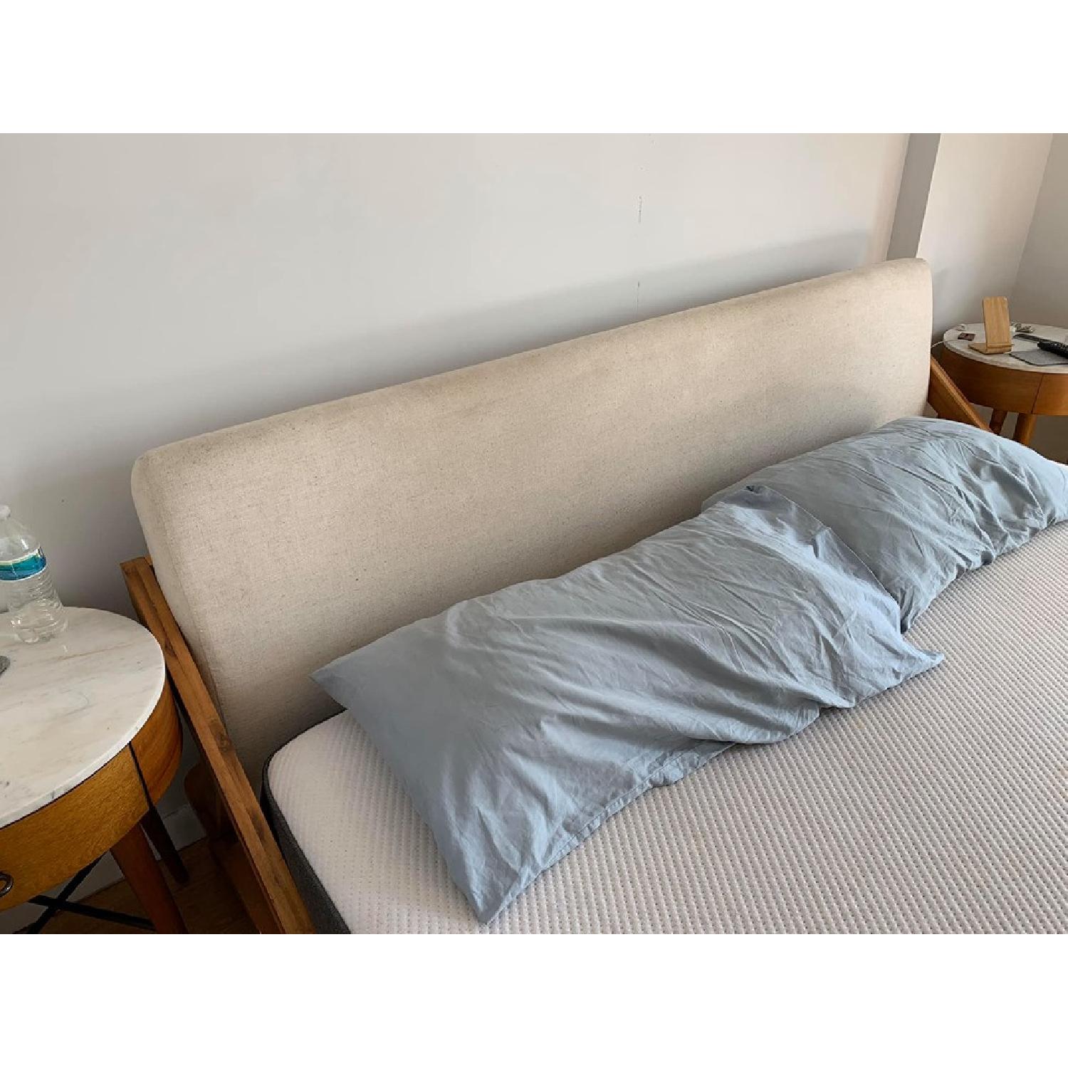 CB2 Drommen Acacia Wood King Bed - image-3