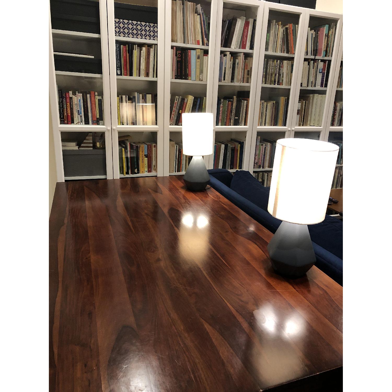 West Elm Carroll Farm Table w/ 1 Bench - image-1