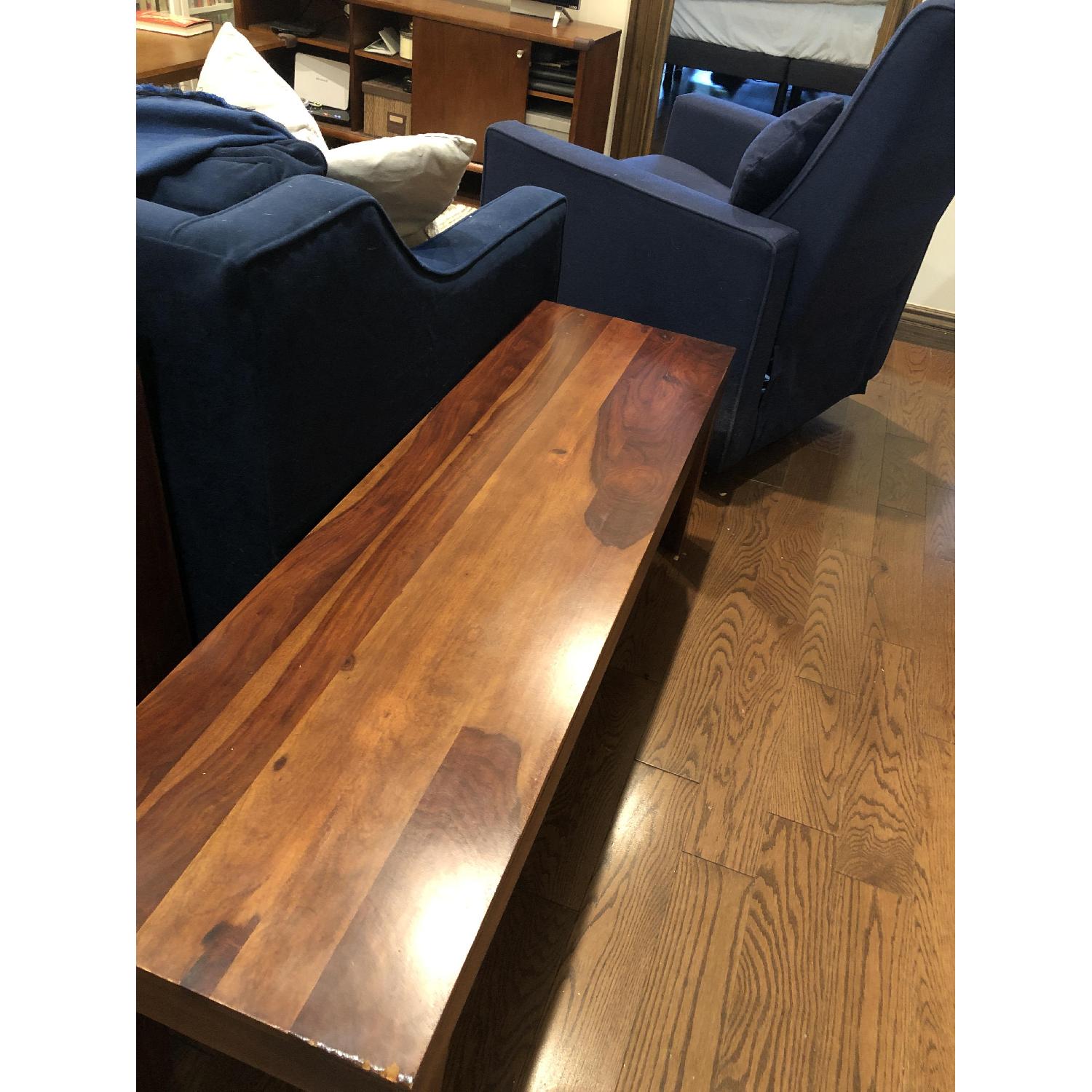 West Elm Carroll Farm Table w/ 1 Bench - image-3