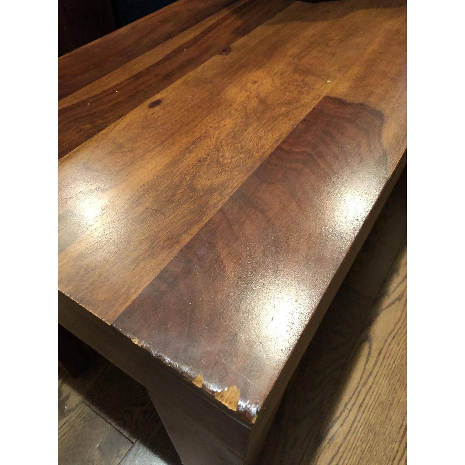 West Elm Carroll Farm Table w/ 1 Bench - image-5