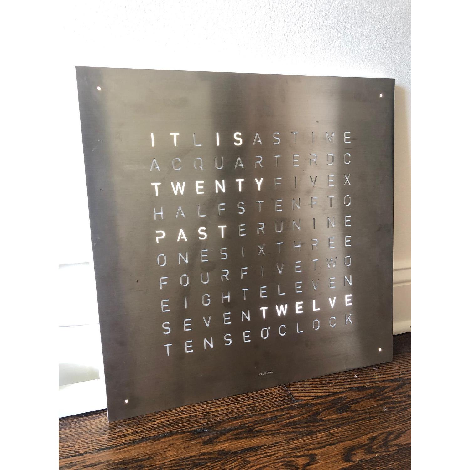 Biegert & Funk Qlocktwo Classic Stainless Steel Clock - image-5