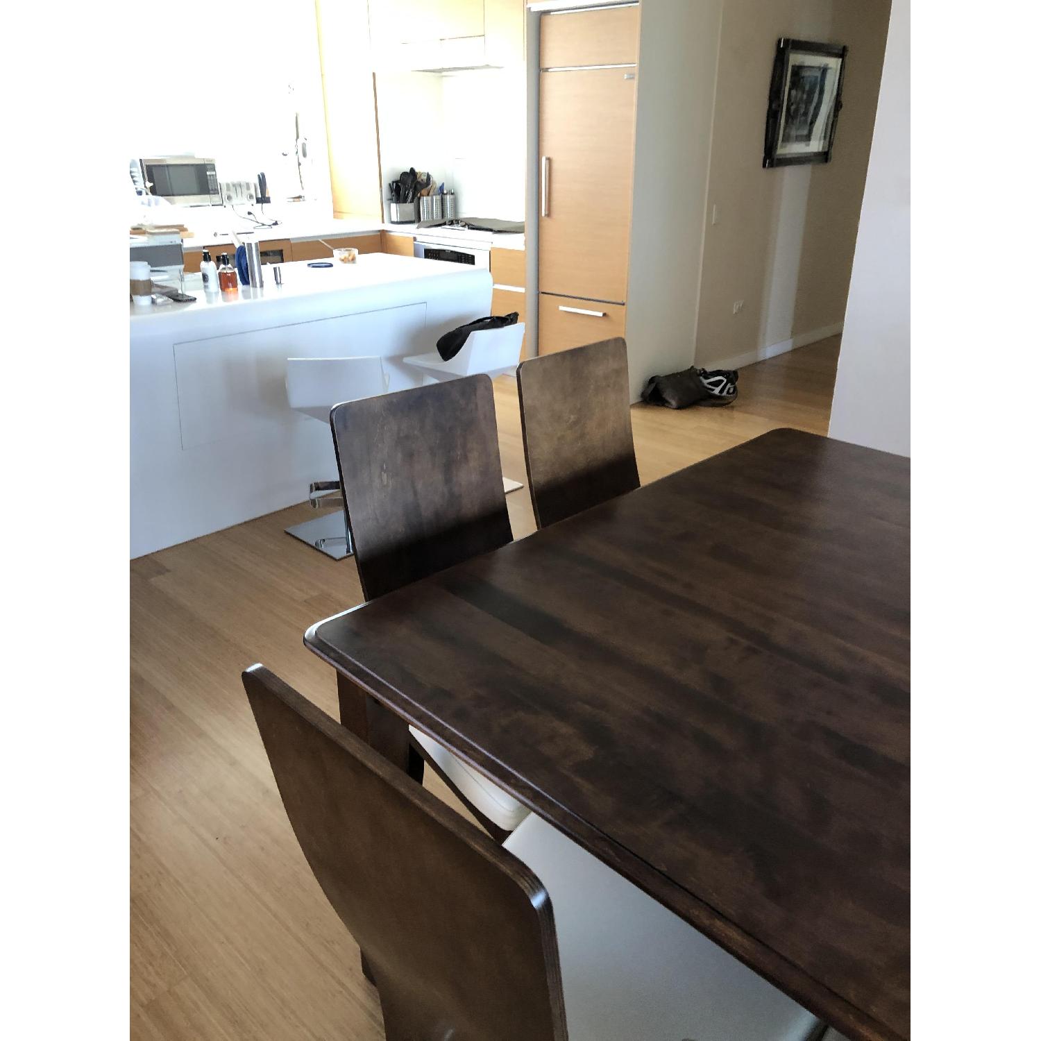 Dinec Wood Dining Table w/ 10 Chairs AptDeco