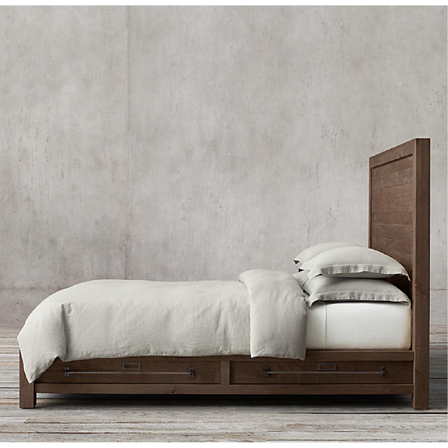 Restoration Hardware Mercantile Storage Queen Bed - image-2