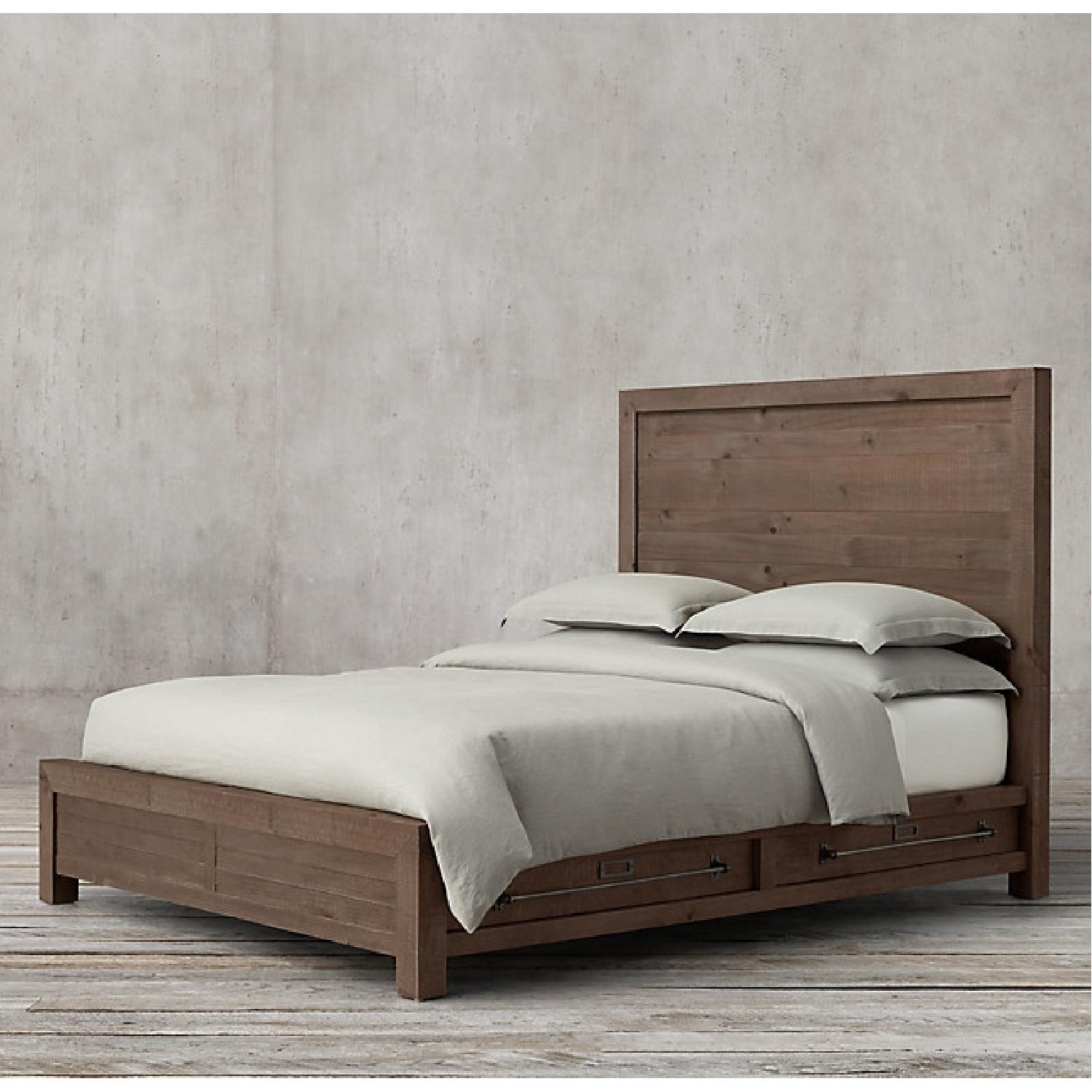 Restoration Hardware Mercantile Storage Queen Bed - image-3