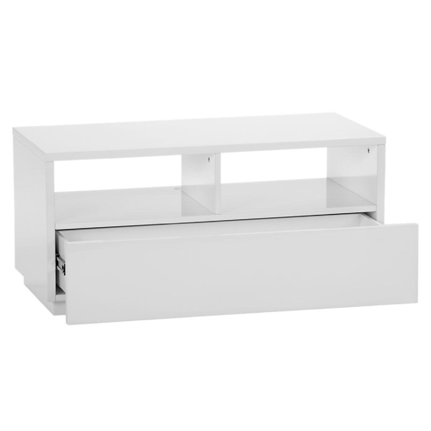 CB2 Chill White Mini Media Console - image-2