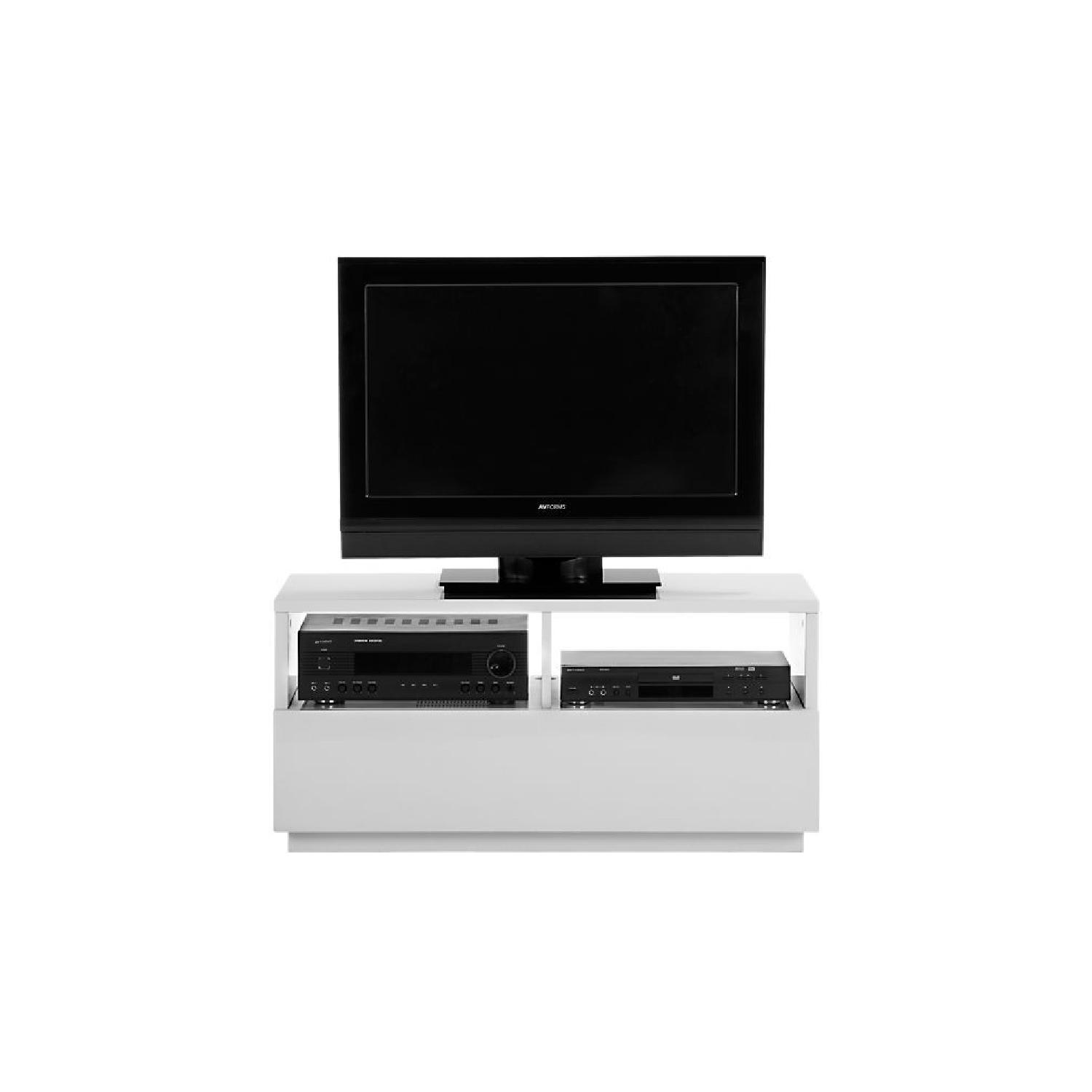 CB2 Chill White Mini Media Console - image-3