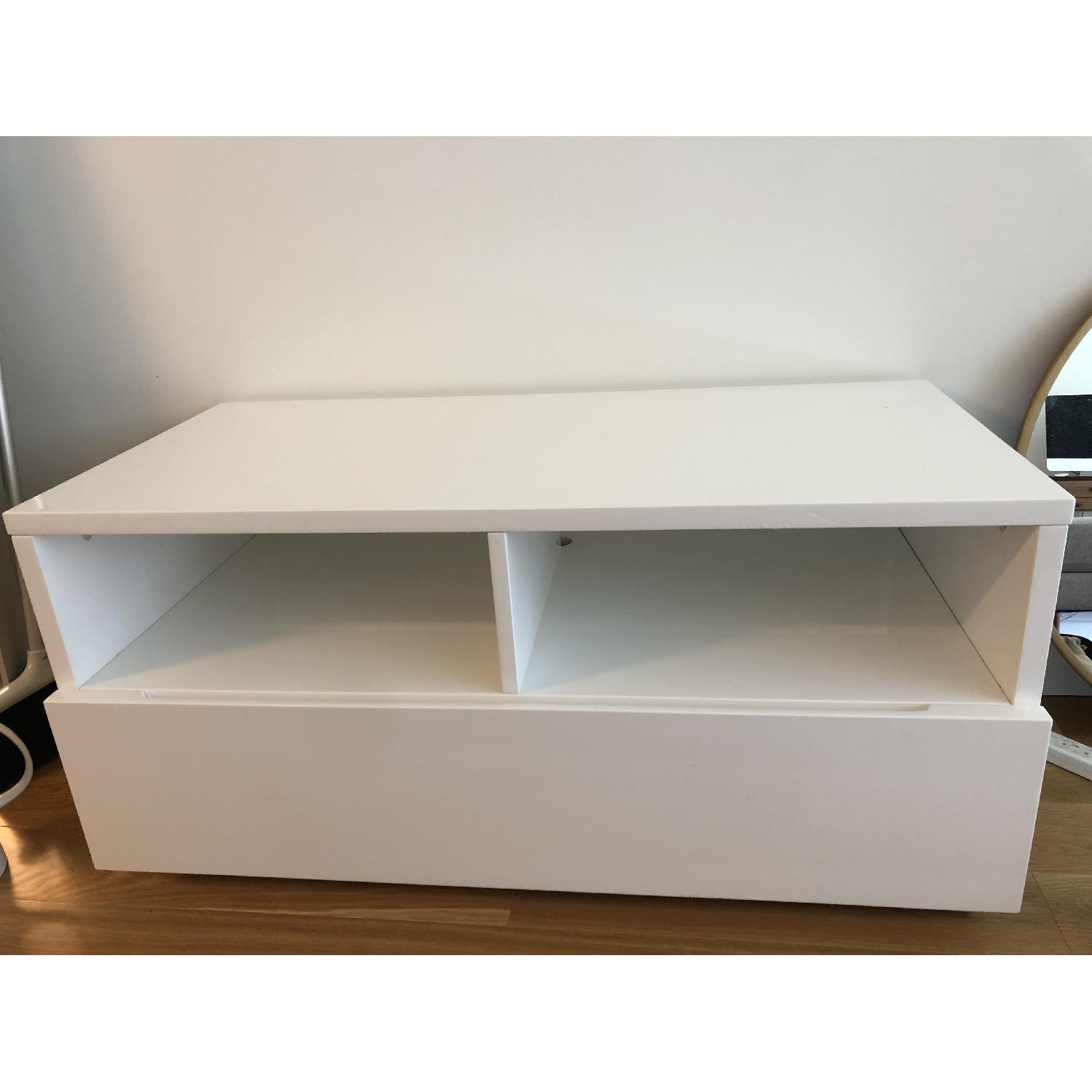 CB2 Chill White Mini Media Console - image-4