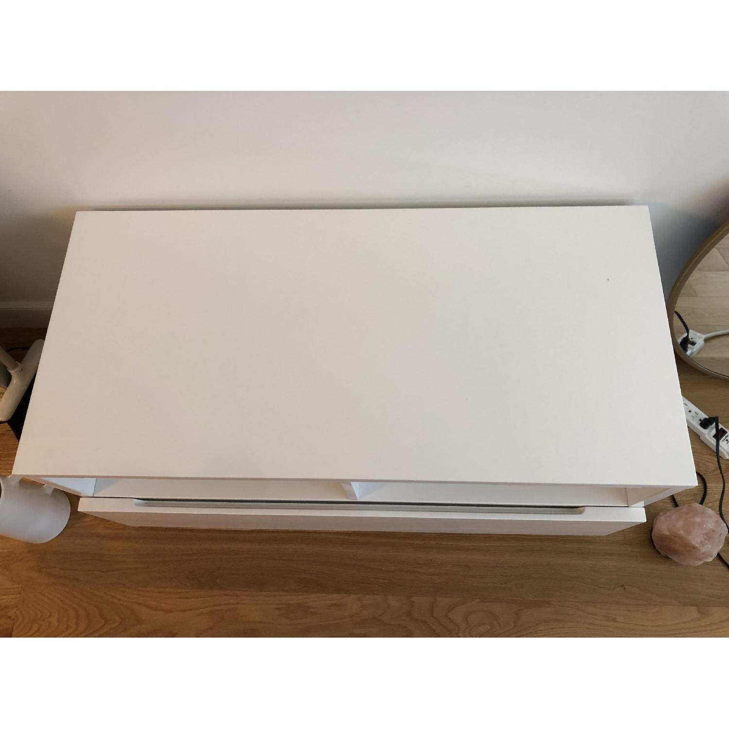 CB2 Chill White Mini Media Console - image-6