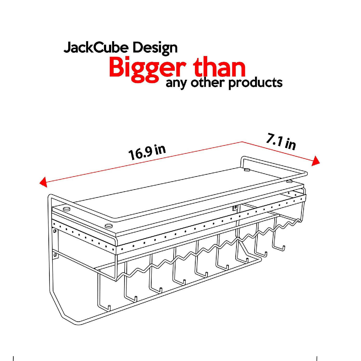 Jack Cube Design Hanging Jewelry Organizer AptDeco