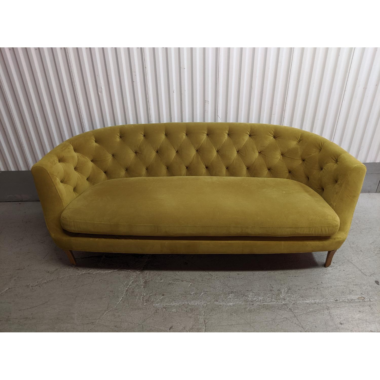 West Elm Lola Sofa in Wasabi - image-1