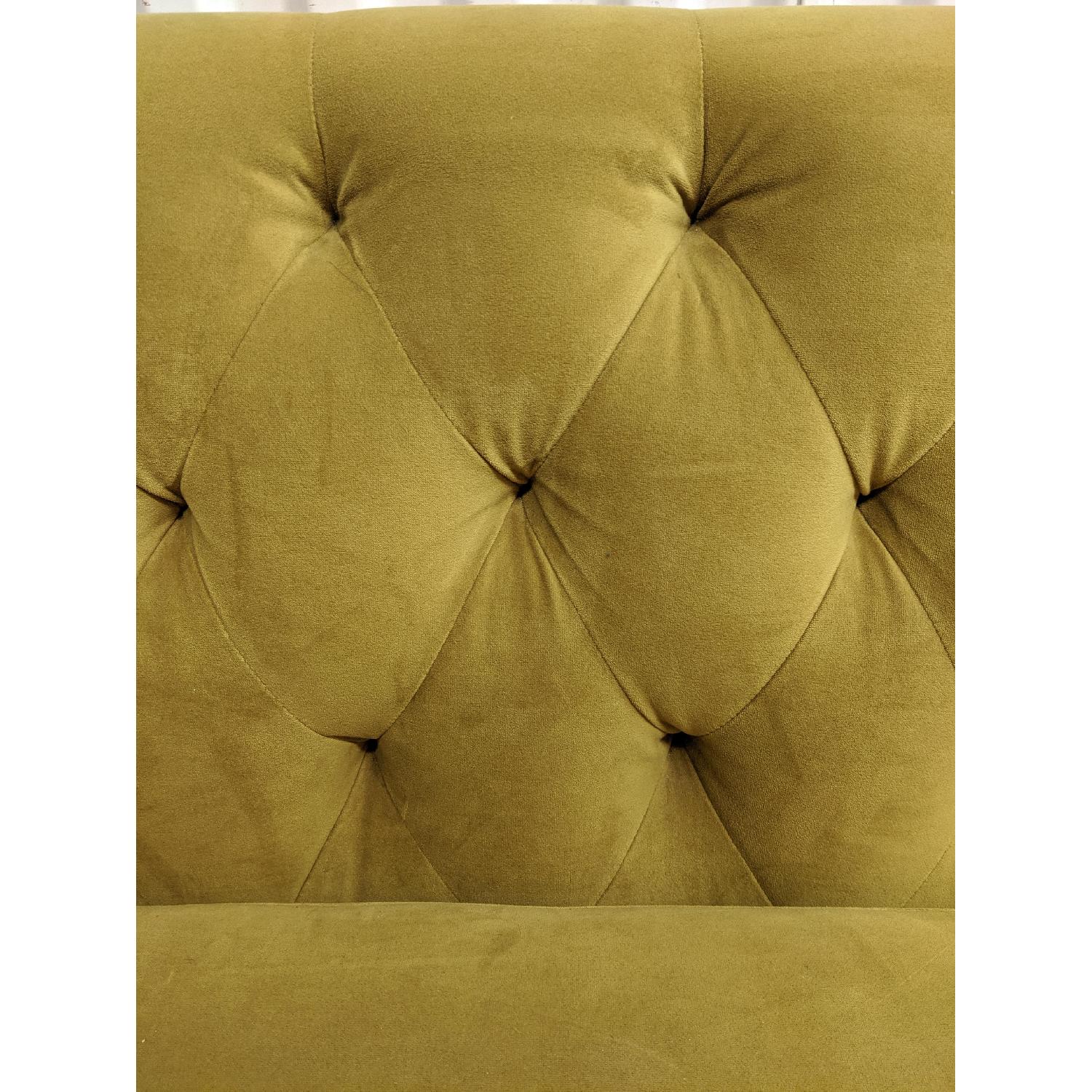 West Elm Lola Sofa in Wasabi - image-4