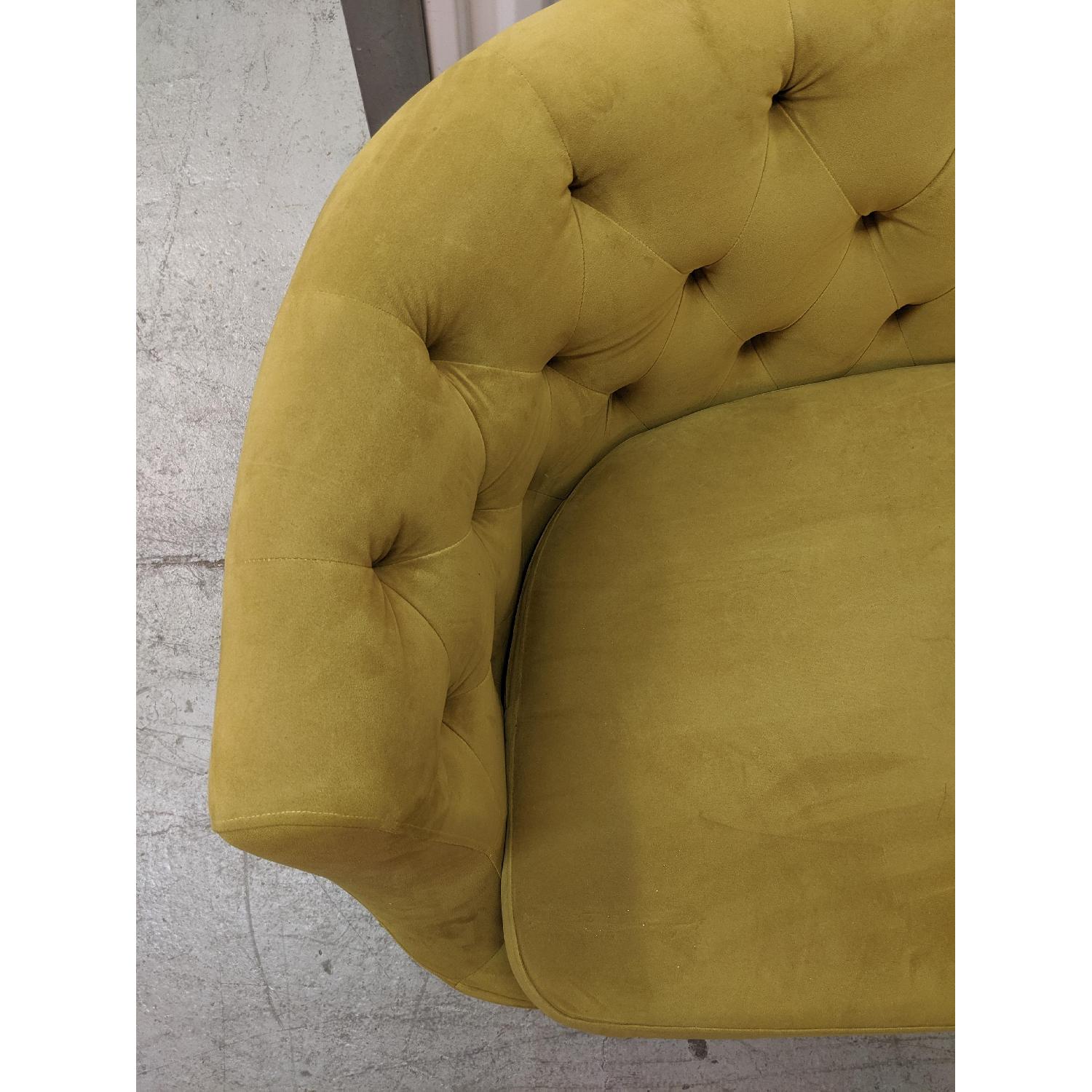 West Elm Lola Sofa in Wasabi - image-5