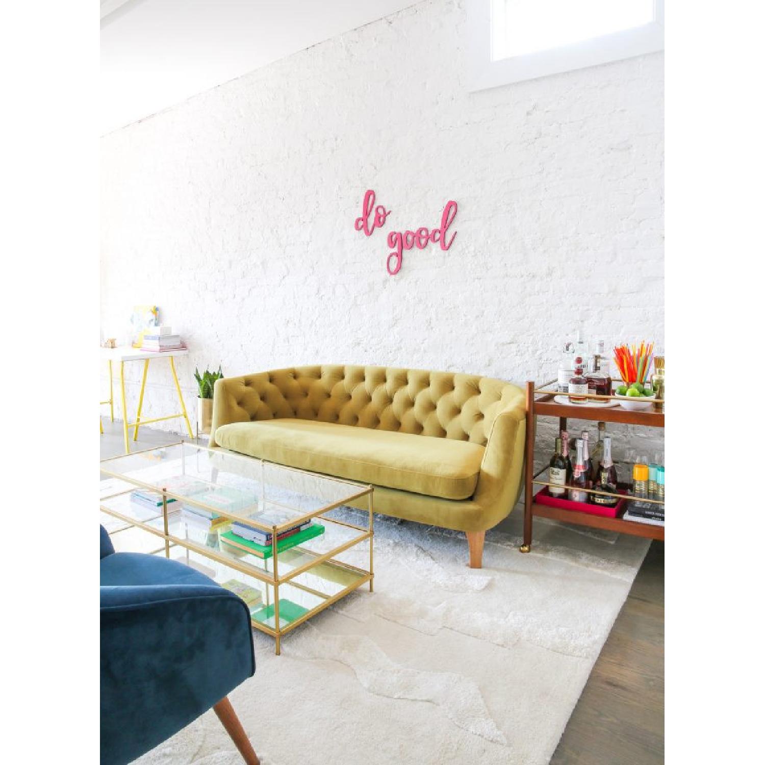 West Elm Lola Sofa in Wasabi - image-6