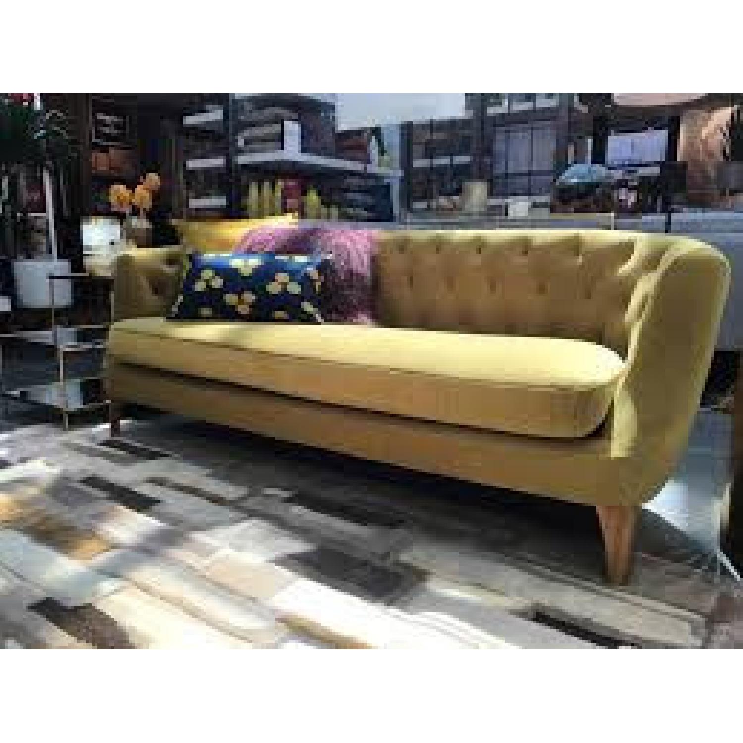 West Elm Lola Sofa in Wasabi - image-7