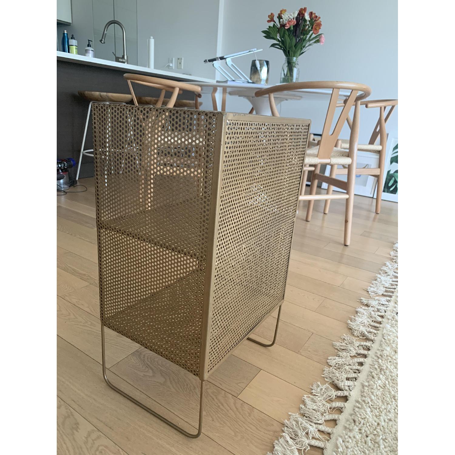 CB2 Sift Gold 2 Story Tower Side Table - image-3