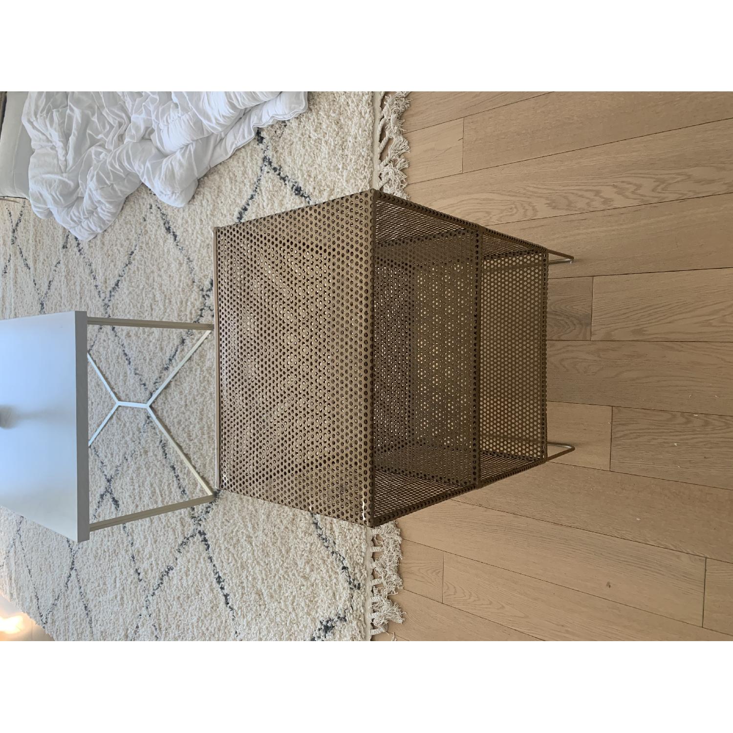 CB2 Sift Gold 2 Story Tower Side Table - image-4