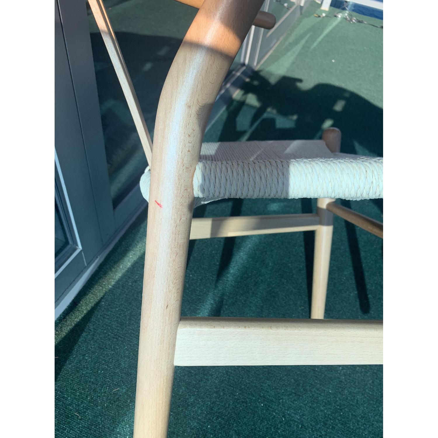 Poly & Bark Wishbone Weave Dining Chair in Natural Wood - image-4