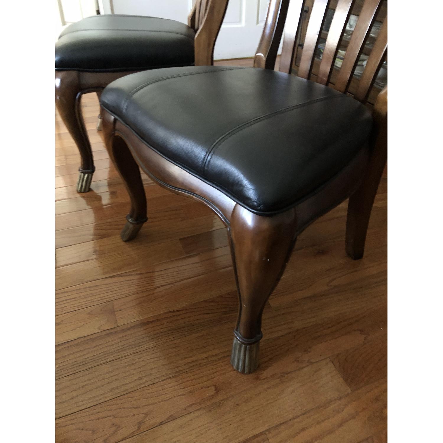 Collezione Europa Wood Dining Chairs w/ Cushioned Seat - image-2