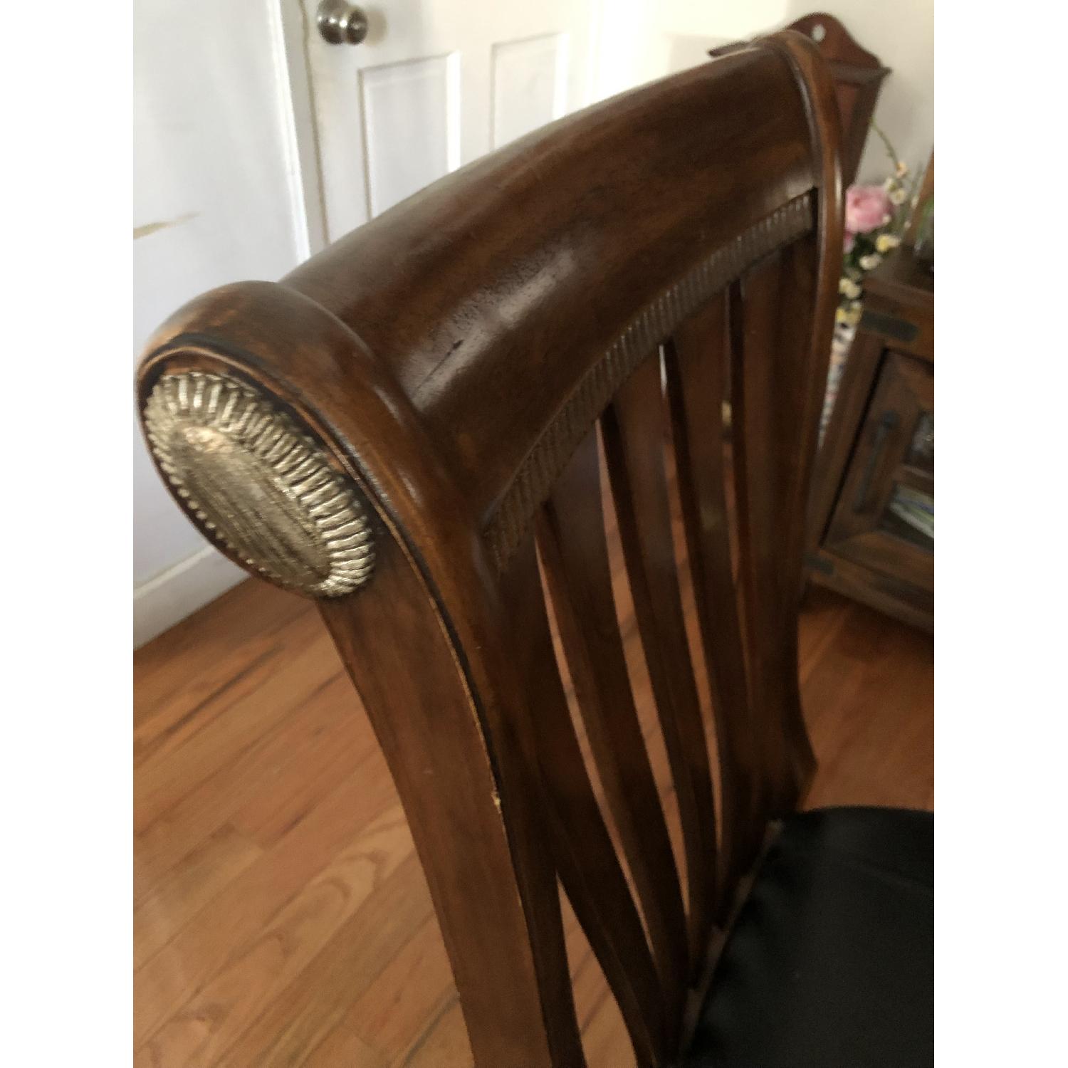 Collezione Europa Wood Dining Chairs w/ Cushioned Seat - image-4