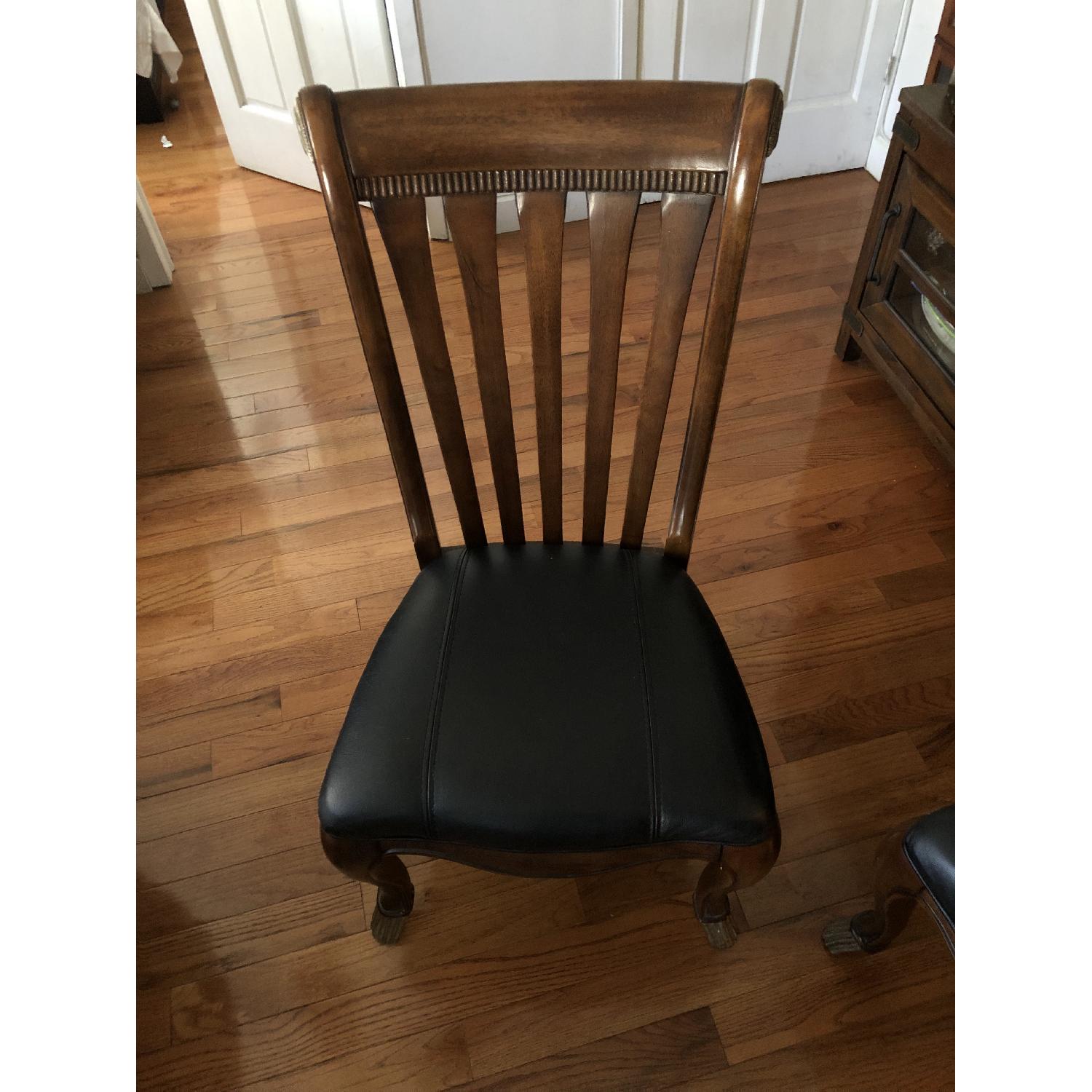 Collezione Europa Wood Dining Chairs w/ Cushioned Seat - image-5