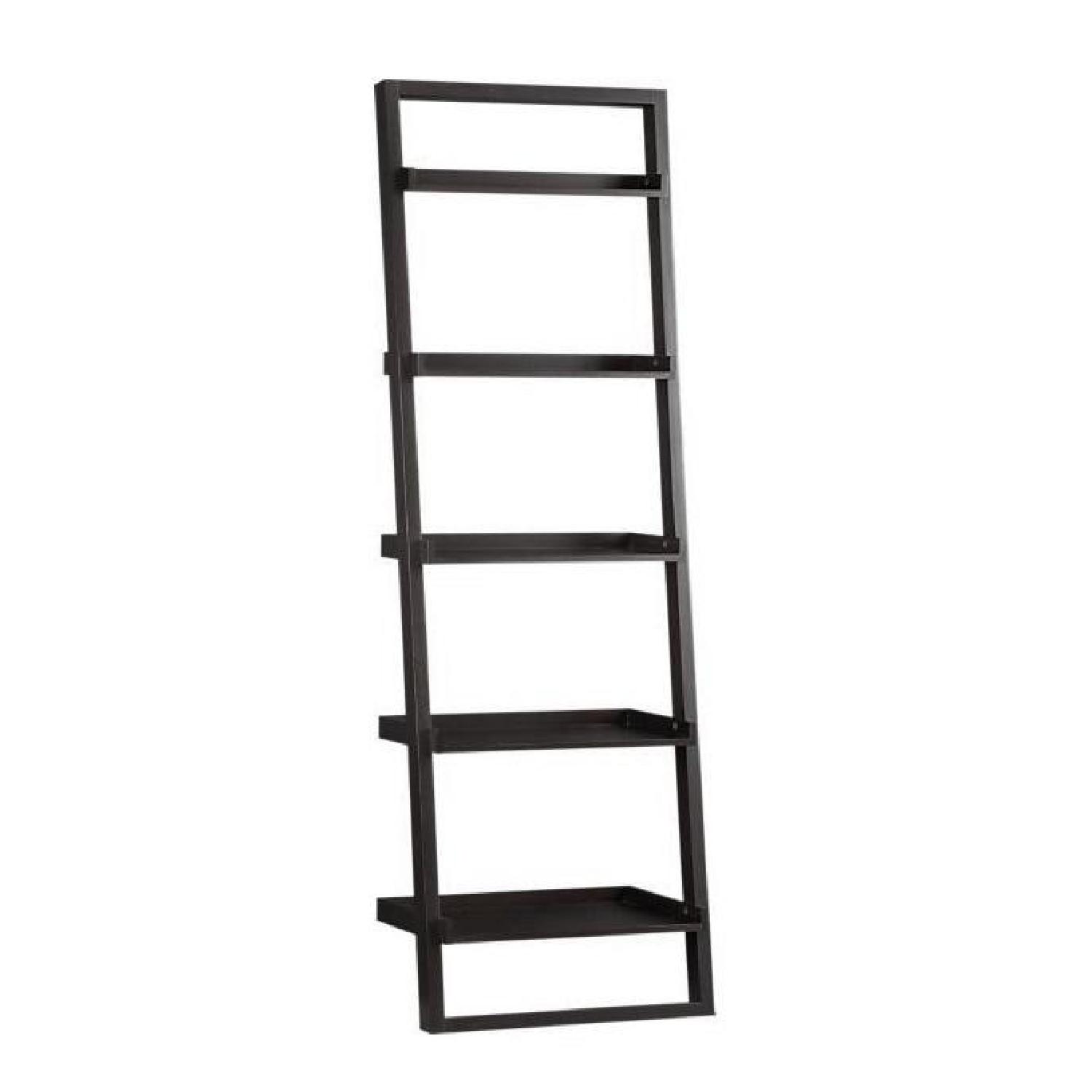 Crate & Barrel Sloane Leaning Bookcase AptDeco
