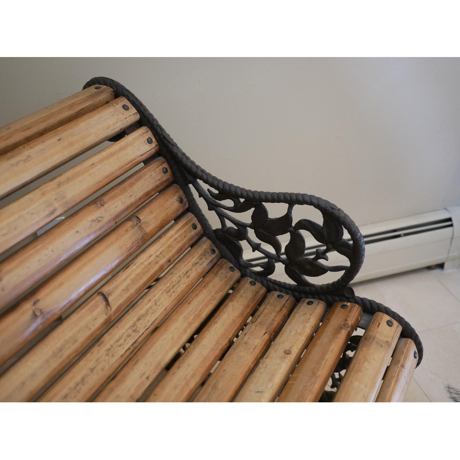 Vintage English Park Bench - image-7