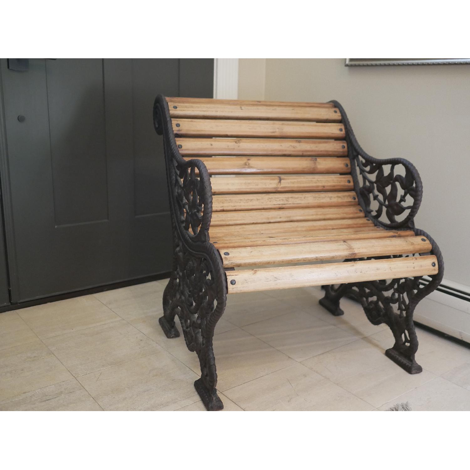 Vintage English Park Bench - image-4