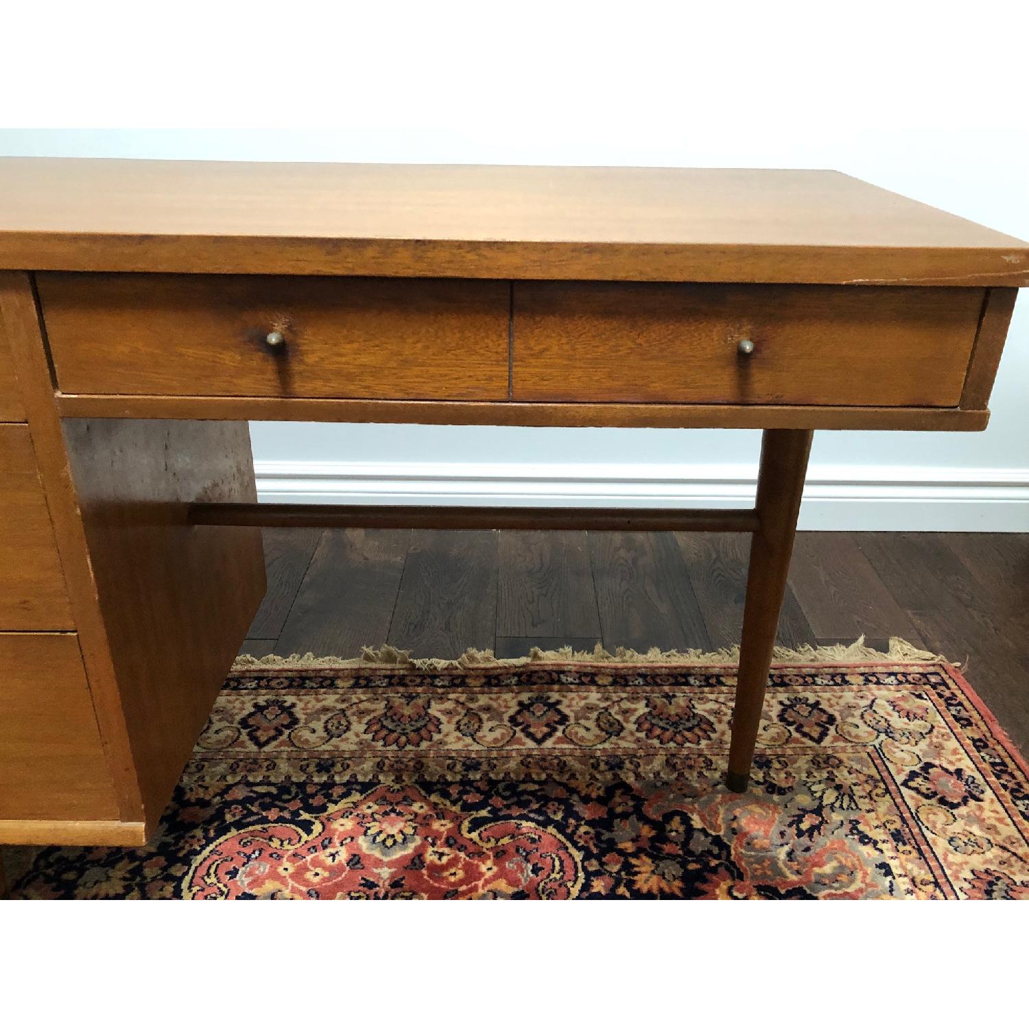 Vintage Mid Century Modern Writing Desk - image-2