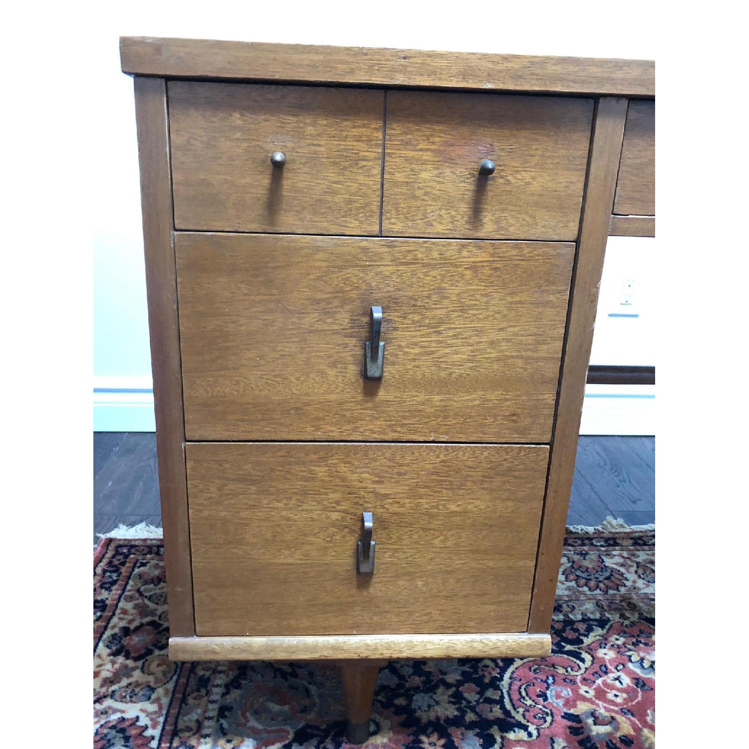 Vintage Mid Century Modern Writing Desk - image-5