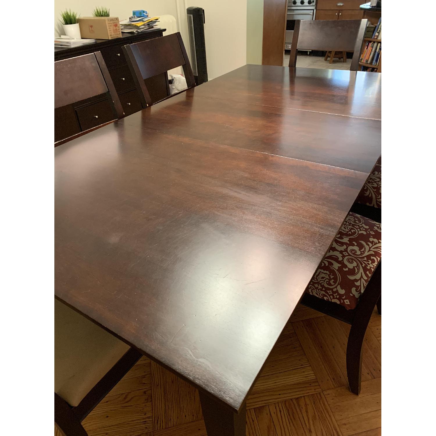 Crate & Barrel Baronet Expandable 7-Piece Dining Set - image-1