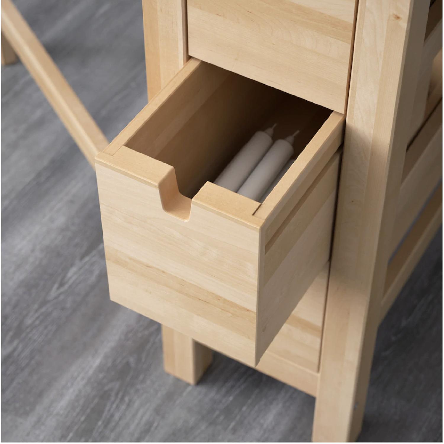 Ikea Norden Birch Gateleg Extendable Table - image-1