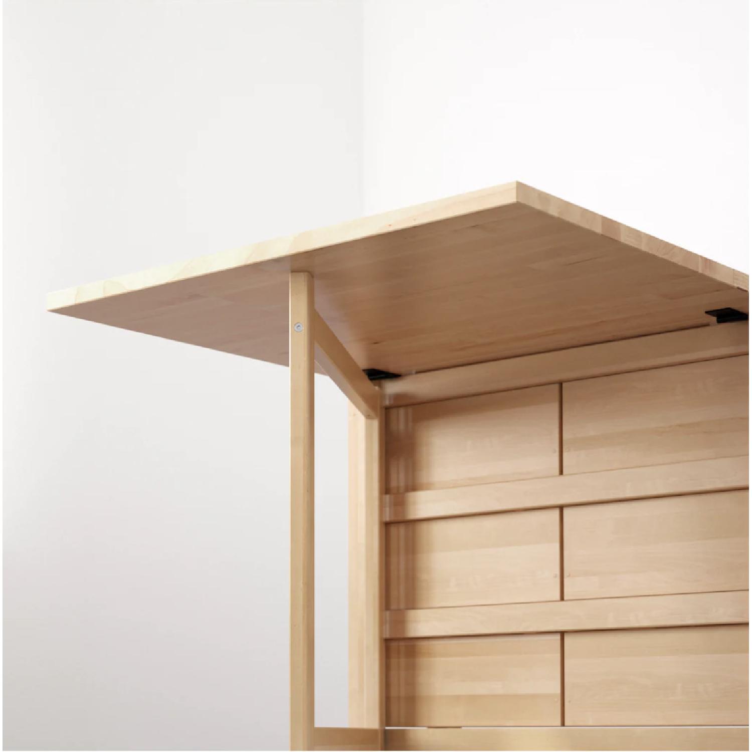 Ikea Norden Birch Gateleg Extendable Table - image-2