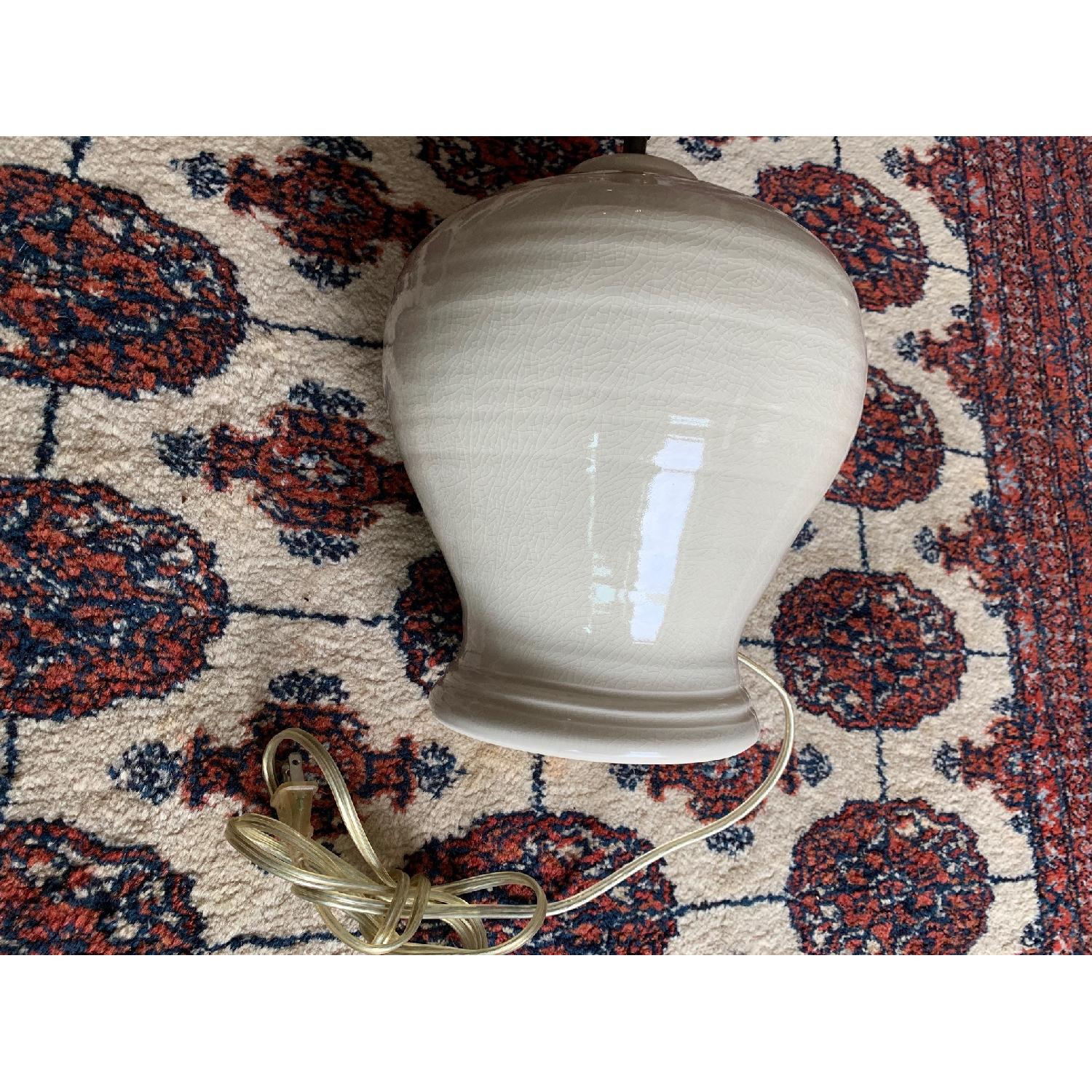 Simon Pearce Ivory Crackle Lamp - image-3