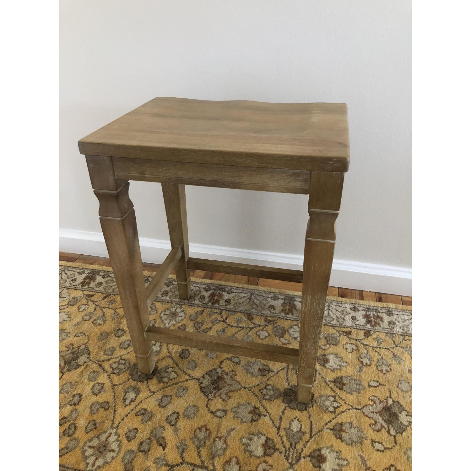 Pier 1 Imports Set of 2 Backless Barstools - image-1