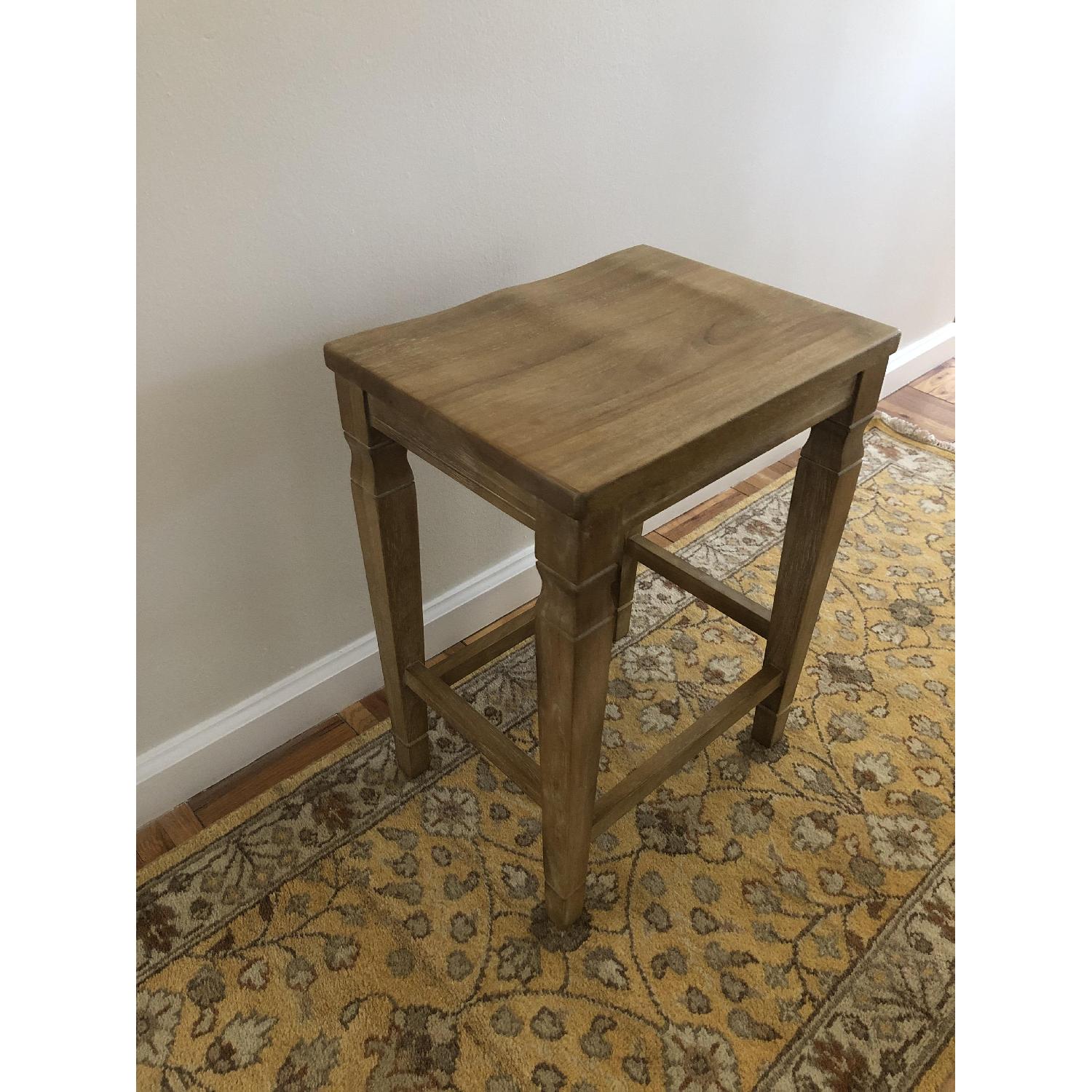 Pier 1 Imports Set of 2 Backless Barstools - image-2