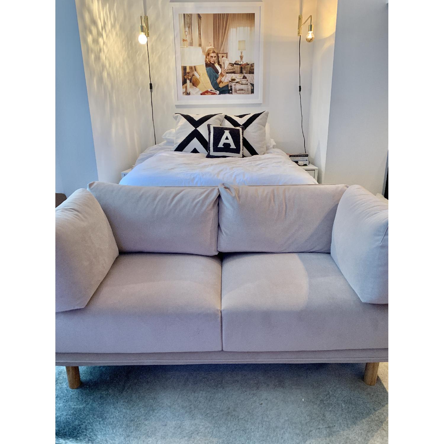 CB2 Swing Arm Brass Wall Sconces - image-3