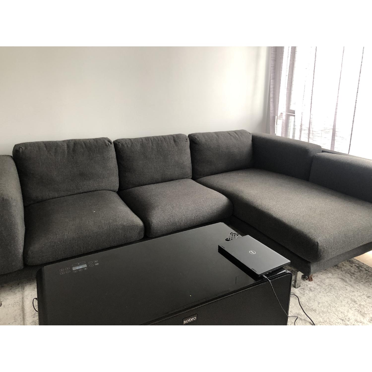 Ikea Nockeby 3 Seat Left Chaise Sectional Sofa - image-2