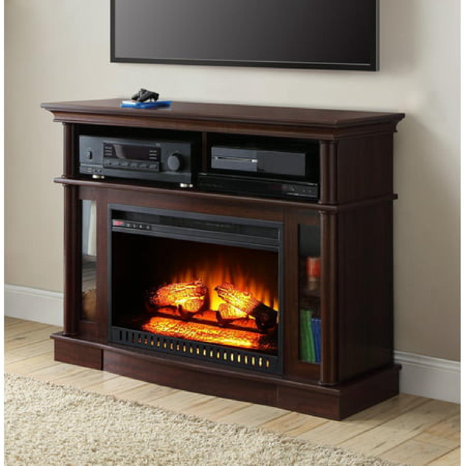 Better Homes & Gardens Media Console w/ Fireplace - image-1