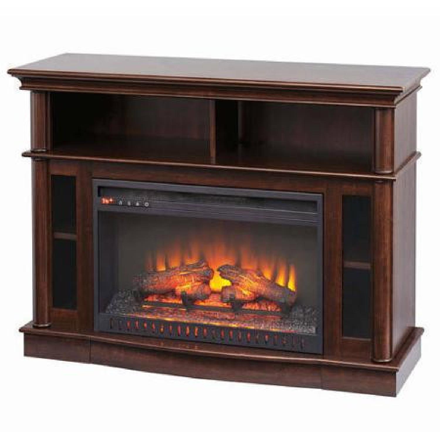 Better Homes & Gardens Media Console w/ Fireplace - image-0