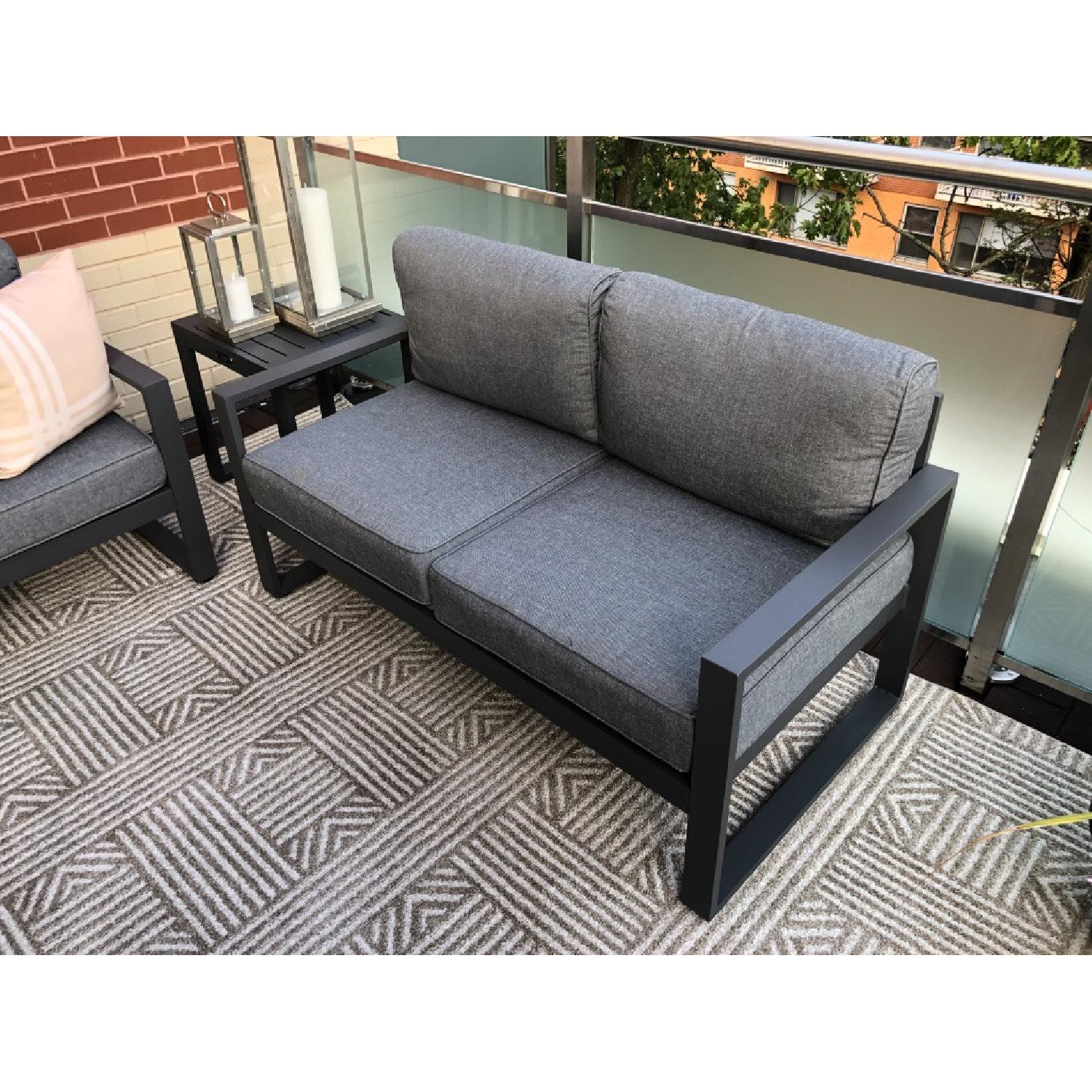 Real Flame Baltic Loveseat w/ Cushions - image-4