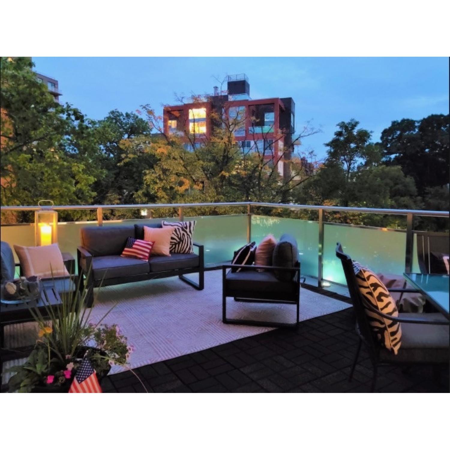 Real Flame Baltic Loveseat w/ Cushions - image-6