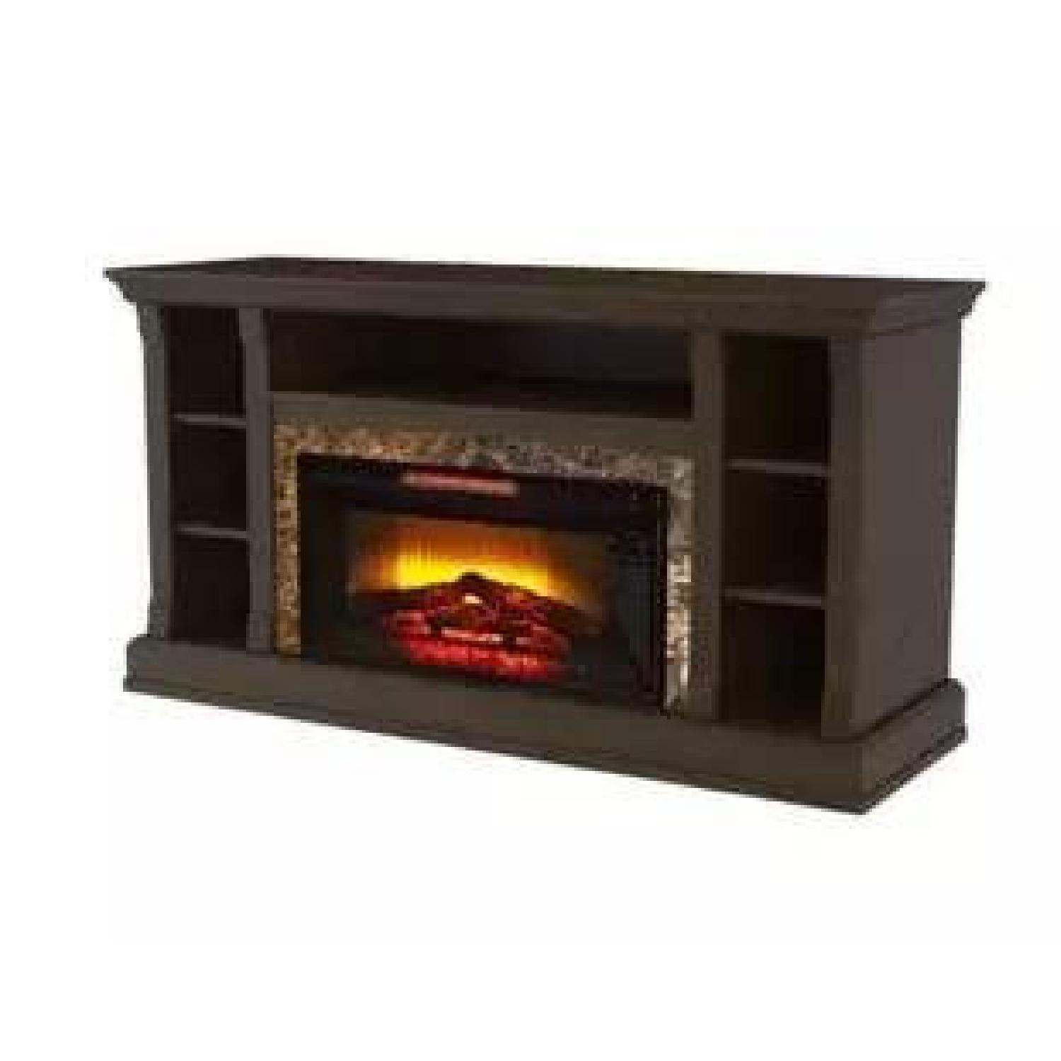 Wayfair TV Stand with Fireplace AptDeco