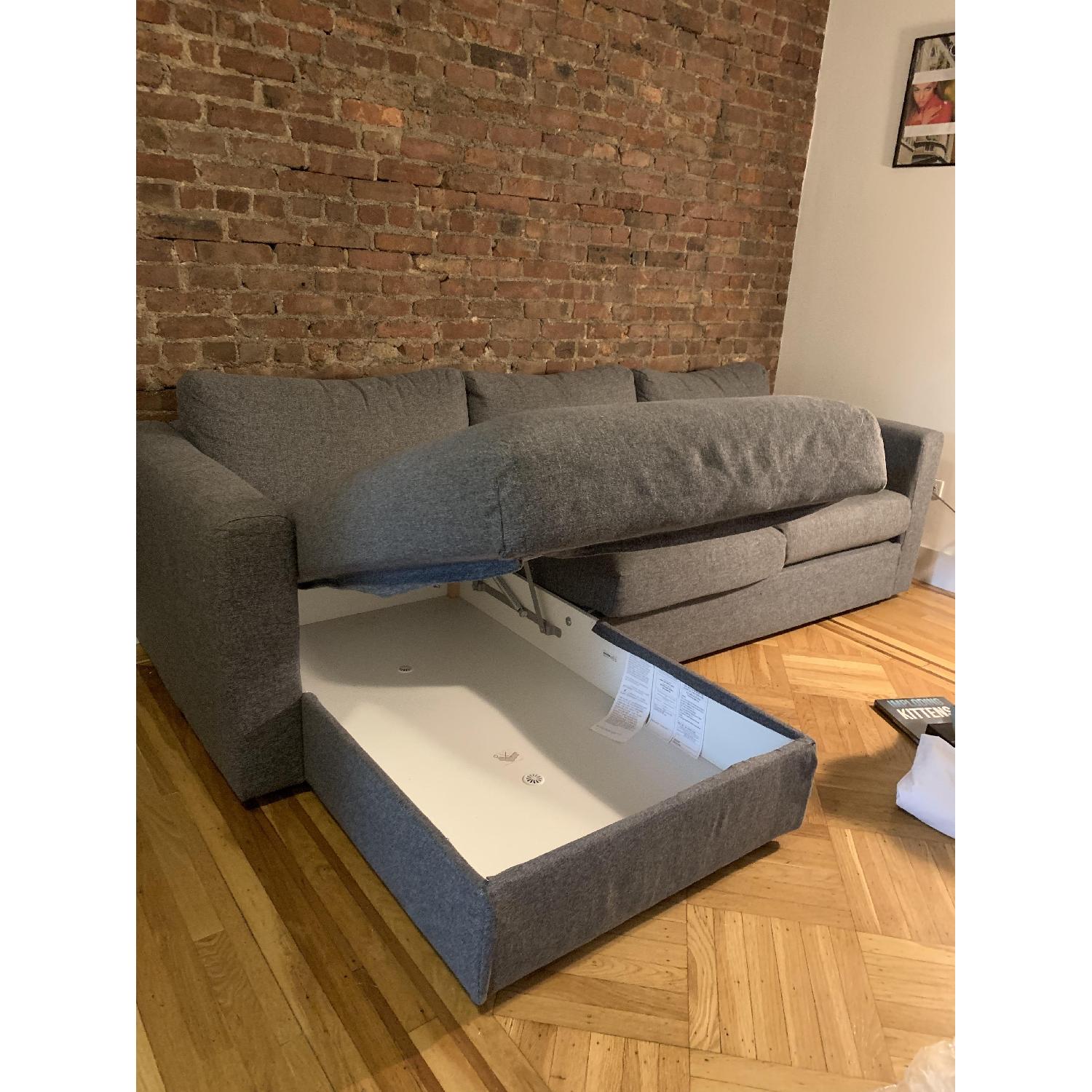 Ikea Vimle 2Piece Chaise Sectional Sofa w/ Storage AptDeco
