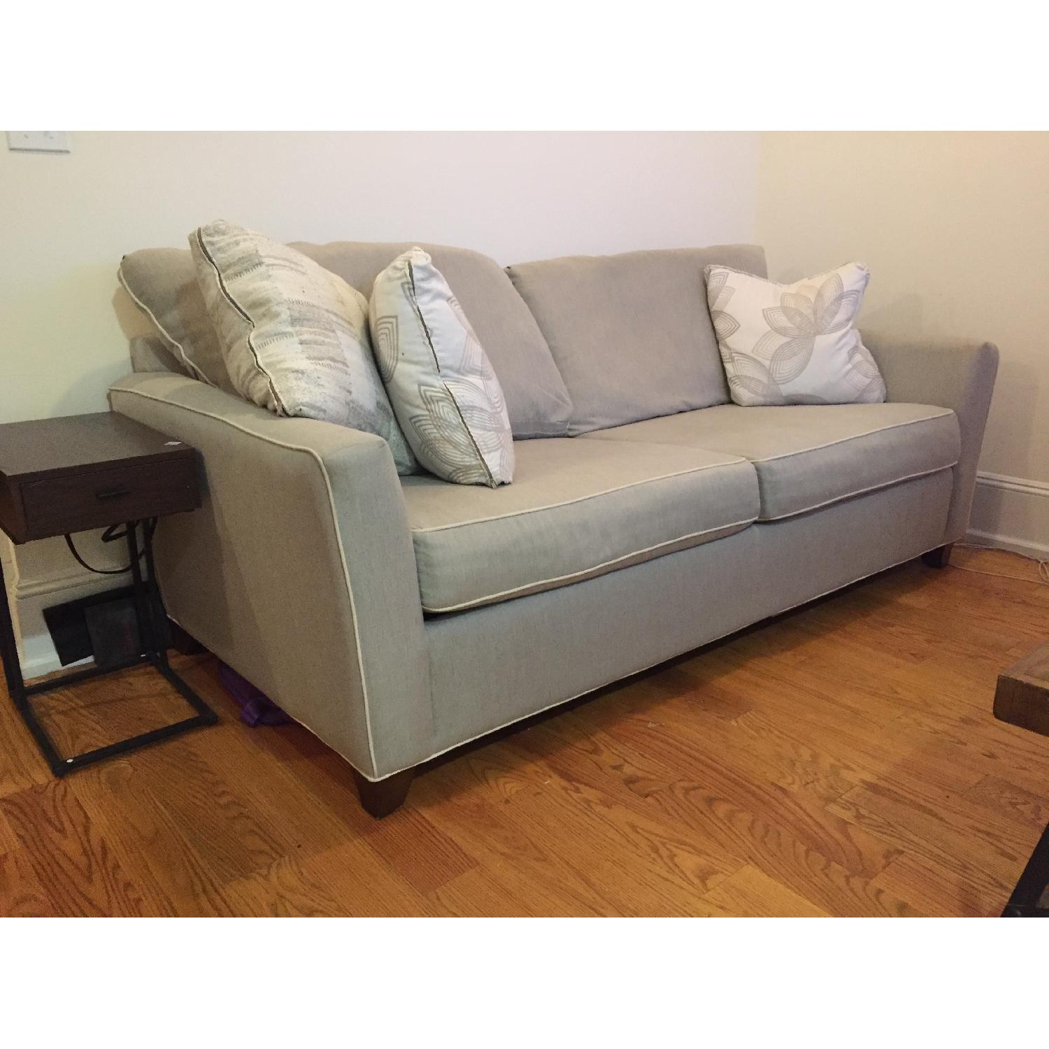 Raymour & Flanigan Sleeper Sofa + Chair & Ottoman - image-6