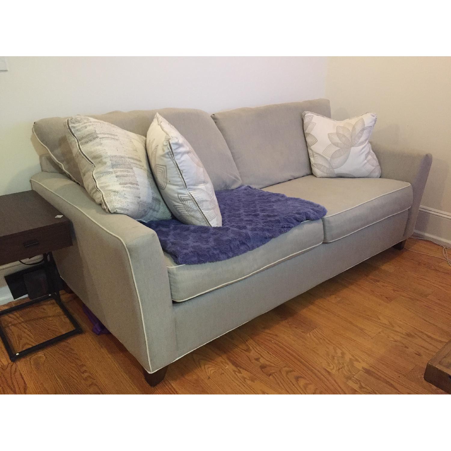 Raymour & Flanigan Sleeper Sofa + Chair & Ottoman - image-3